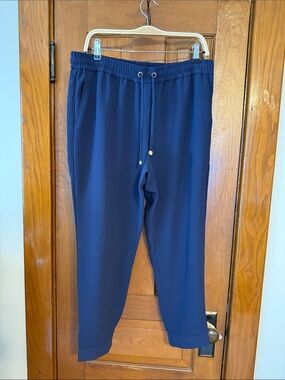 Boden sz 10P Navy Blue Jogger Style High Rise Trousers
